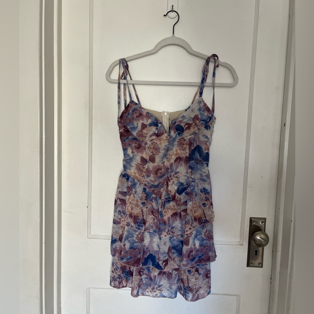 CLOSING SALE 
Tie Dye Tiered Corset Dress - Picture 2 of 6